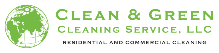 Clean & Green Cleaning Service Logo